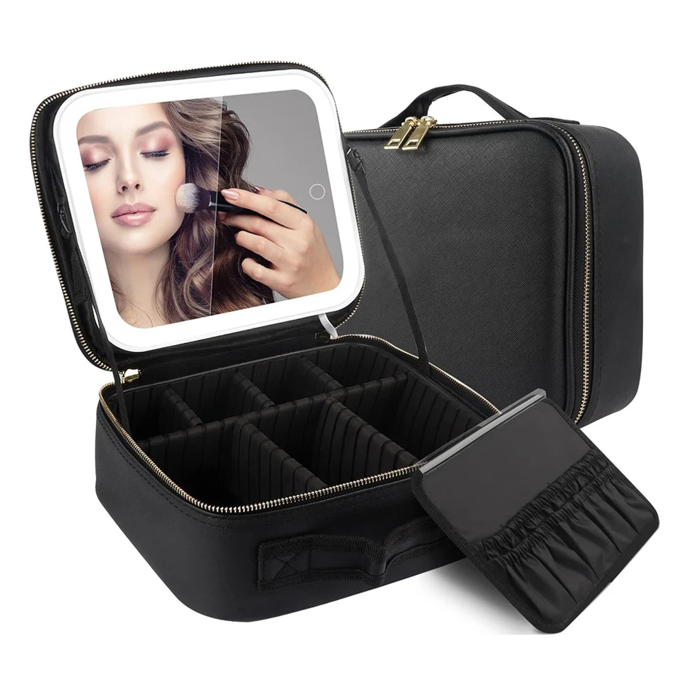 LumiCase LED Makeup Organizer & Travel Vanity