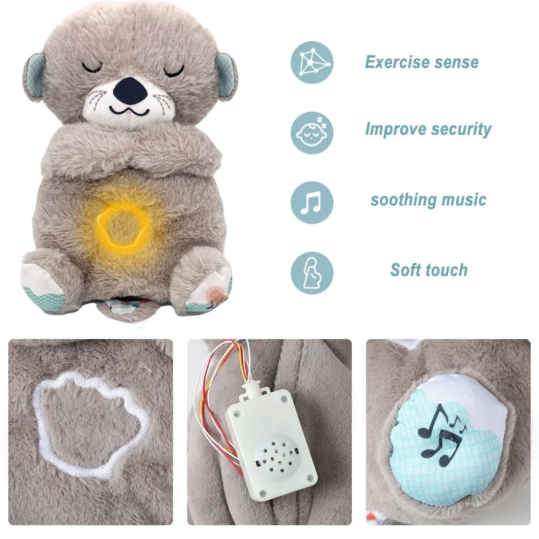Cuties™ Plush Breathing Doll
