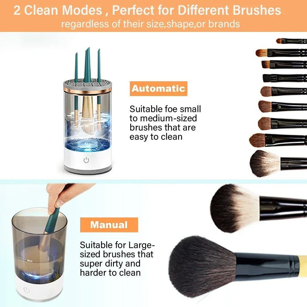 GlamSpin Pro Makeup Brush Cleaner Machine