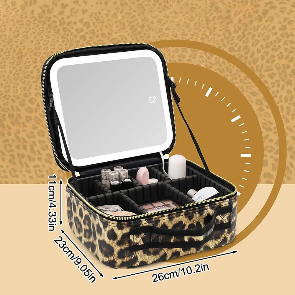LumiCase LED Makeup Organizer & Travel Vanity