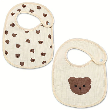 BabyBear™ Cotton Waterproof Bibs