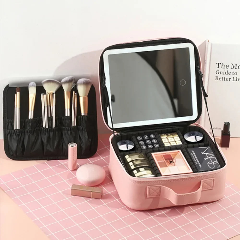 LumiCase LED Makeup Organizer & Travel Vanity