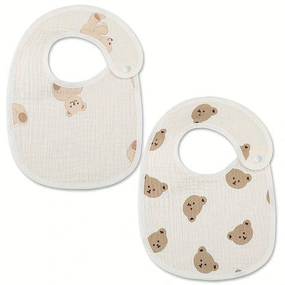 BabyBear™ Cotton Waterproof Bibs