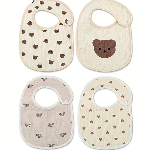 BabyBear™ Cotton Waterproof Bibs